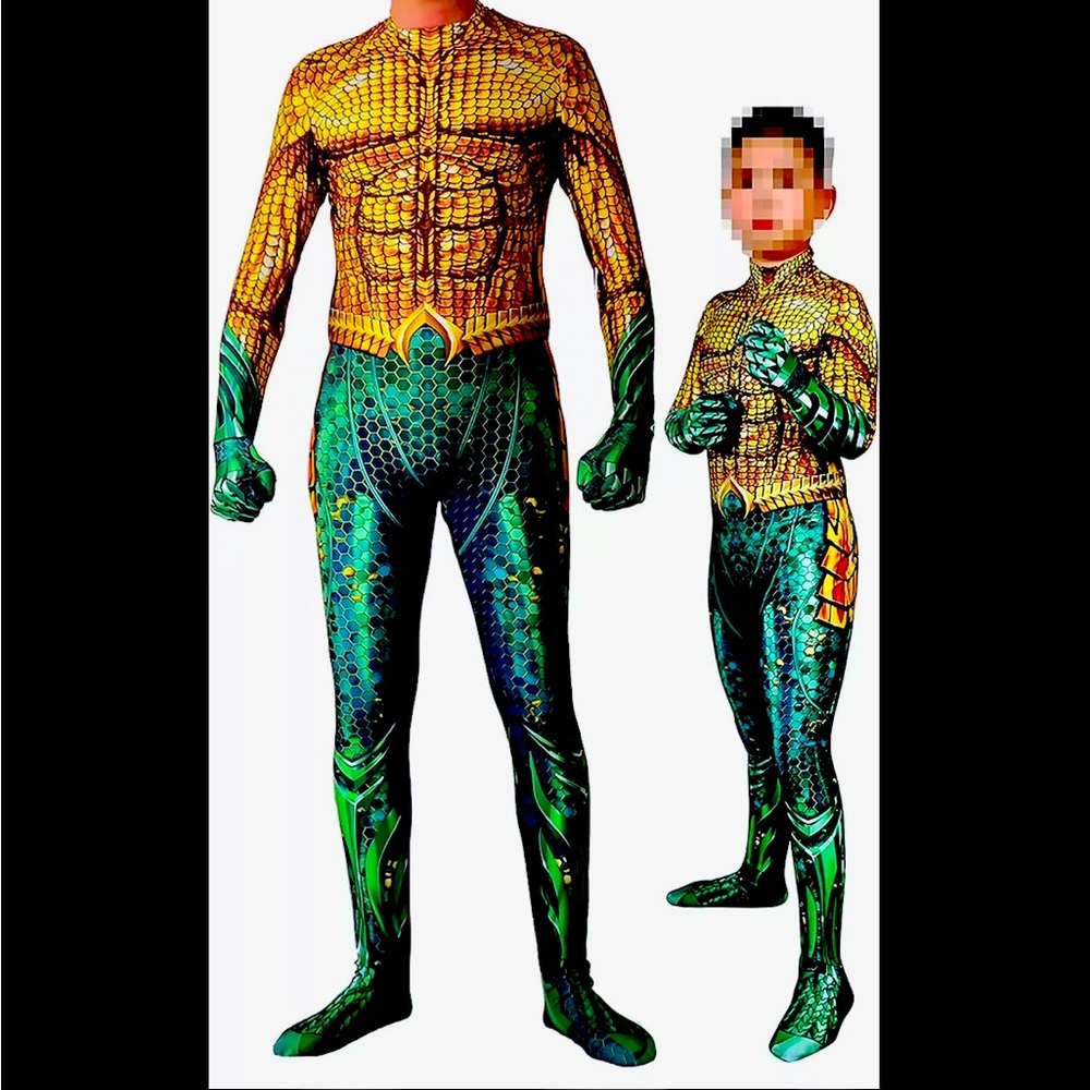 Aquaman Costume w/Trident